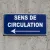 Panneau Sens de Circulation Gauche – Obligation