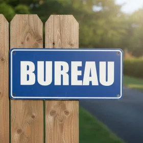 Panneau signalétique Bureau pour porte – Usage intérieur