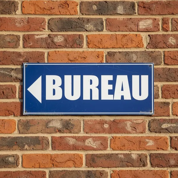 Panneau Bureau Direction gauche – Panneau bureau