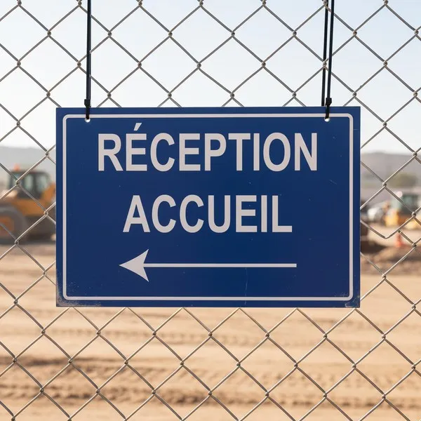 Panneau Réception accueil gauche | Hôtel, Restaurant, Gîte