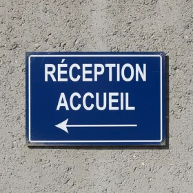 Panneau Réception accueil gauche | Hôtel, Restaurant, Gîte