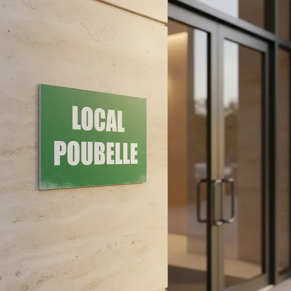 Panneau Local poubelle – Panneau local technique