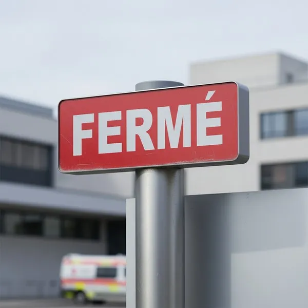 Panneau fermé en alu – Signalétique magasin