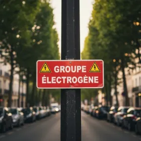 Panneau groupe électrogène – Panneau local technique