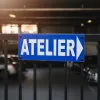 Panneau Atelier direction droite – Panneau bureau