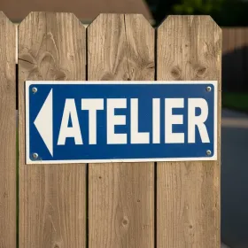 Panneau Atelier Direction Gauche – Panneau bureau