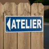 Panneau Atelier Direction Gauche – Panneau bureau
