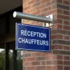 Panneau signalétique Réception chauffeurs zone de livraison