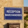 Panneau Réception Marchandises - Entrée Zone de Livraison