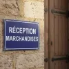 Panneau Réception Marchandises - Entrée Zone de Livraison