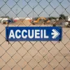 Panneau Signalétique Intérieur Accueil Flèche Droite