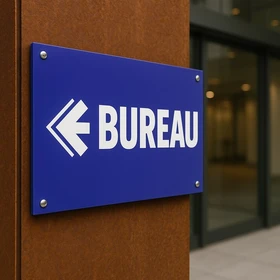 Panneau Bureau à gauche – Signalétique Bureau
