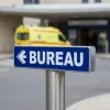 Panneau Bureau à gauche – Signalétique Bureau