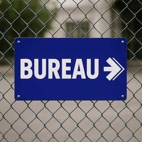 Panneau Bureau à droite – Signalétique Bureau