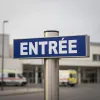 Panneau Entrée signalétique extérieure pour entreprise aluminium