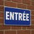 Panneau Entrée signalétique extérieure pour entreprise aluminium