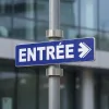 Panneau Entrée à droite – Signalétique Bureau