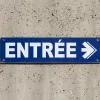 Panneau Entrée à droite – Signalétique Bureau