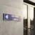 Panneau Entrée libre à gauche – Signalétique Bureau