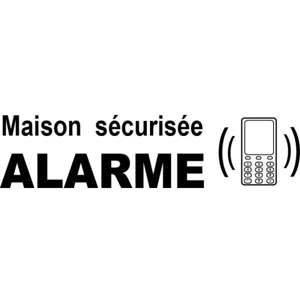 Sticker de dissuasion-Autocollant de dissuasion-Panneaux Signalétiques