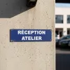 Panneau signalétique Réception Atelier | Accueil Visiteurs/Employés