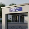 Panneau signalétique Réception Atelier | Accueil Visiteurs/Employés