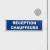 Panneau signalétique Réception chauffeurs aluminium - Entreprise