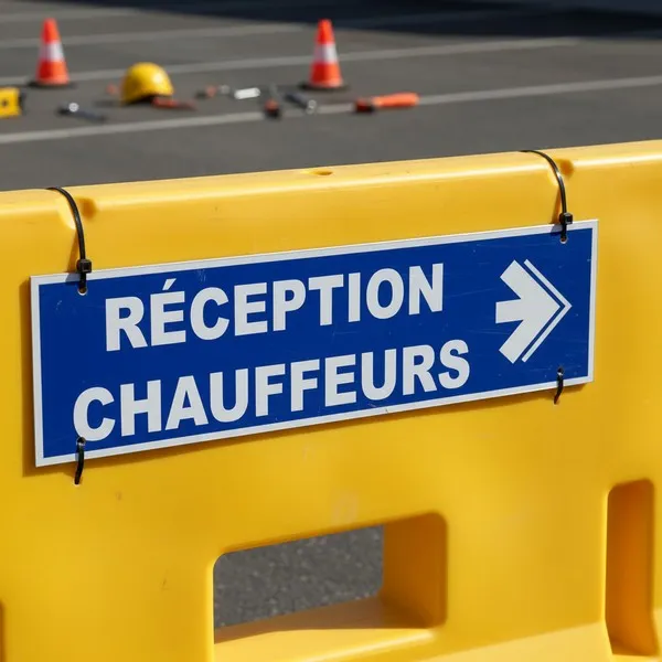 Panneau Réception Chauffeurs | Hôtels, Restaurants, Gîtes