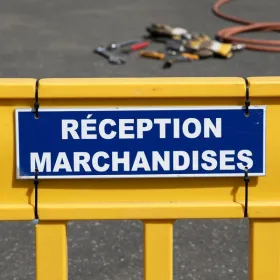 Panneau signalétique Réception marchandises – Zone de livraison