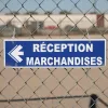 Panneau Réception Marchandises Flèche Gauche | Signalétique Entreprise