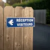 Panneau Réception Visiteurs – Hôtel, Restaurant, Gîte