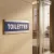 Panneau Toilettes aluminium pictogramme WC