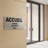 Panneau Accueil sonnez patientez merci – Panneau bureau