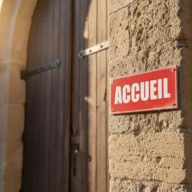 Panneau signalétique Accueil entreprise intérieur extérieur