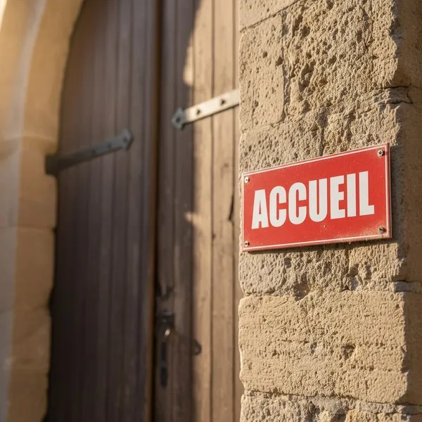 Panneau signalétique Accueil entreprise intérieur extérieur