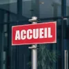Panneau signalétique Accueil entreprise intérieur extérieur