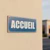 Panneau signalétique Accueil entreprise intérieur extérieur