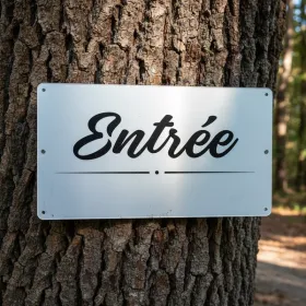 Panneau Entrée & Plaque de Portail Aluminium | Signalétique Extérieure