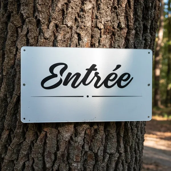 Panneau Entrée & Plaque de Portail Aluminium | Signalétique Extérieure