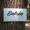 Panneau Entrée & Plaque de Portail Aluminium | Signalétique Extérieure