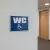 Panneau signalétique WC PMR toilettes accessibles handicapés