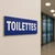 Panneau toilettes signalétique WC homme femme intérieur extérieur – vue 3