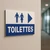 Panneau toilettes direction droite – vue 3