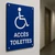 Panneau accès toilettes handicapé – vue 2