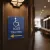 Panneau accès toilettes PMR à gauche – vue 3