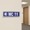 Panneau WC à gauche – Panneau hôtel, restaurant, gîte