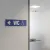 Panneau WC handicapés à gauche – Panneau hôtel, restaurant, gîte
