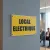 Panneau Local électrique signalétique sécurité accès interdit
