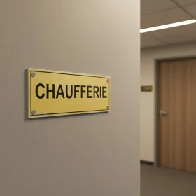 Panneau chaufferie – Panneau local technique