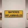 Panneau matières inflammables – Panneau local technique